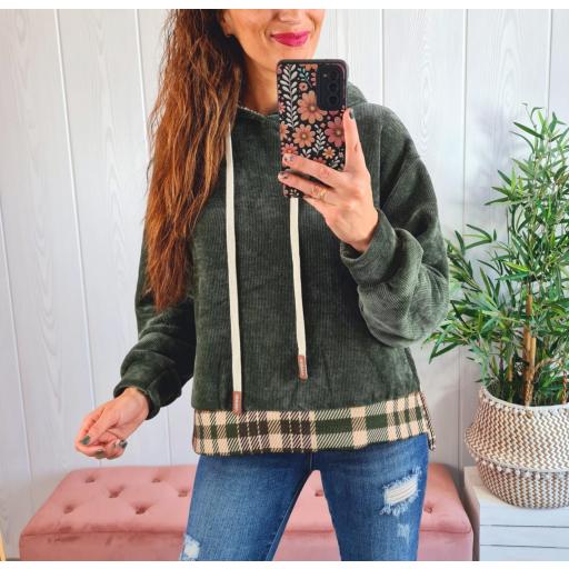 Sudadera Verde Cuadros [2]