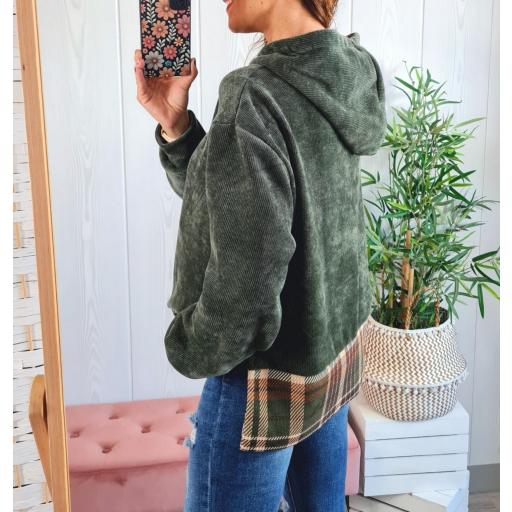 Sudadera Verde Cuadros [3]