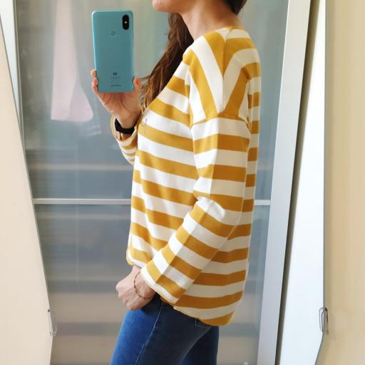 Suéter Rayas Mostaza [2]