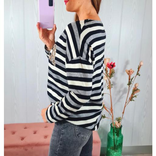 Suéter Rayas Negras Amour [3]