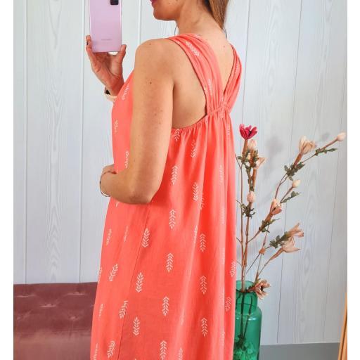 Vestido Afrodita Coral [1]