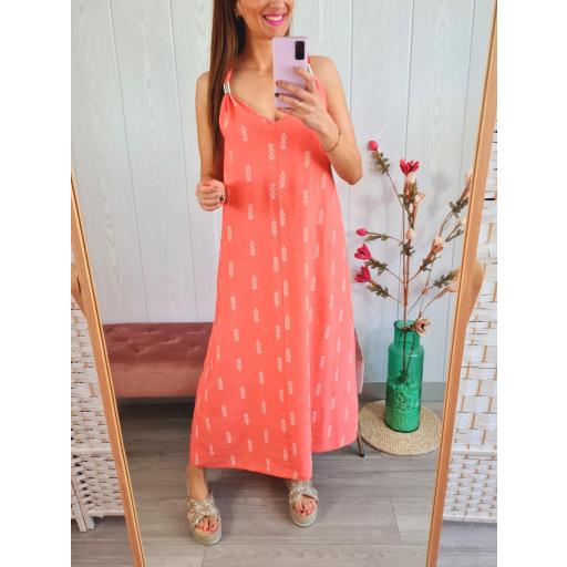 Vestido Afrodita Coral [2]
