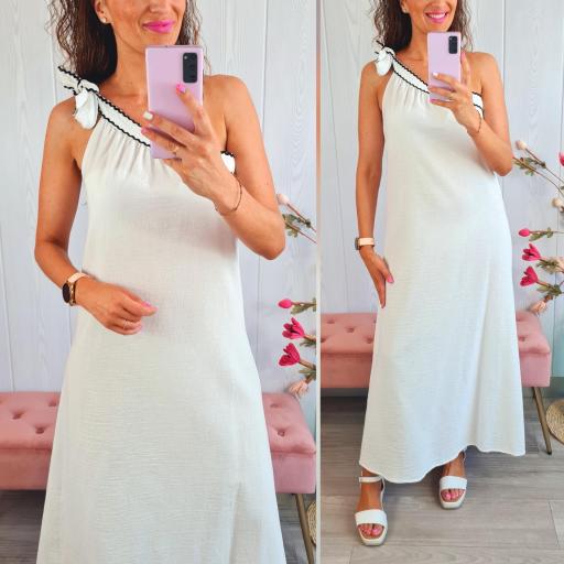 Vestido Asimétrico Blanco