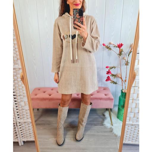 Vestido Beige [0]