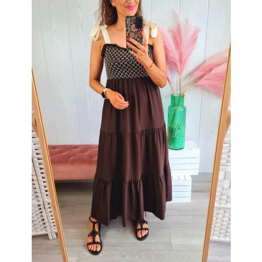 Vestido Bimba Marrón [3]