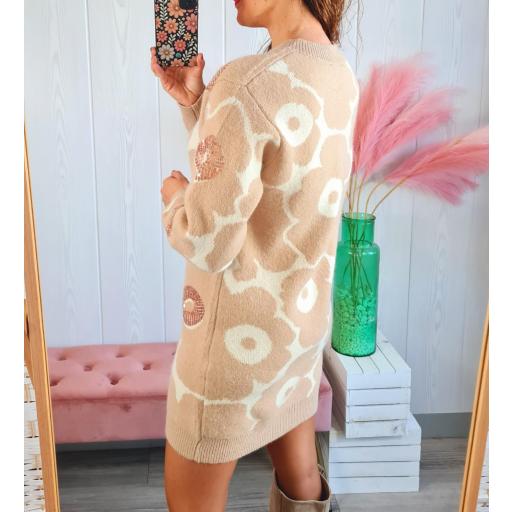 Vestido Camel Brillo [1]