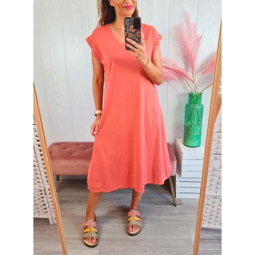Vestido Coral Tachas [3]