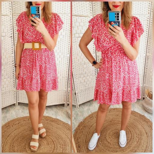 Vestido Corazones Fucsia [0]