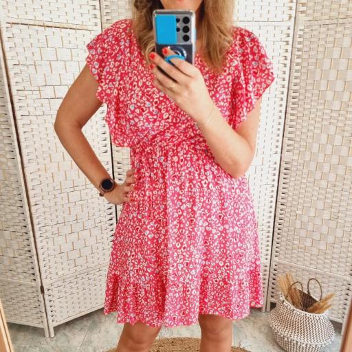 Vestido Corazones Fucsia [2]