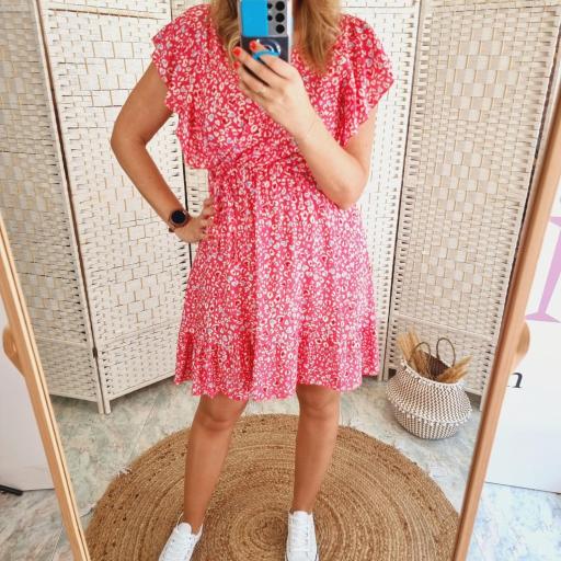 Vestido Corazones Fucsia [3]