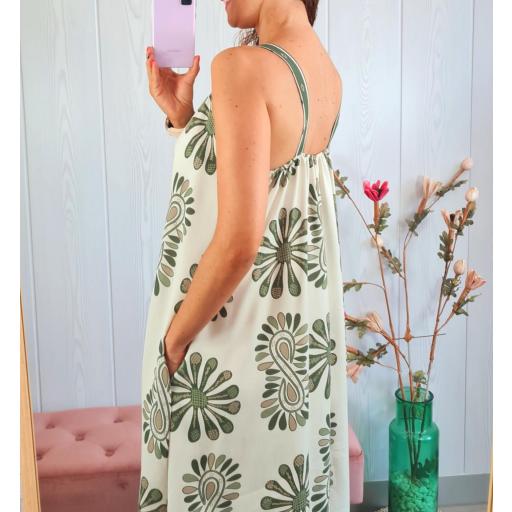 Vestido Hojas Militar [1]