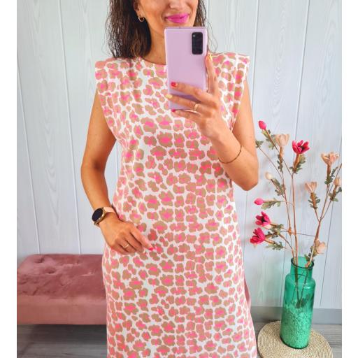 Vestido Hombreras Print [3]
