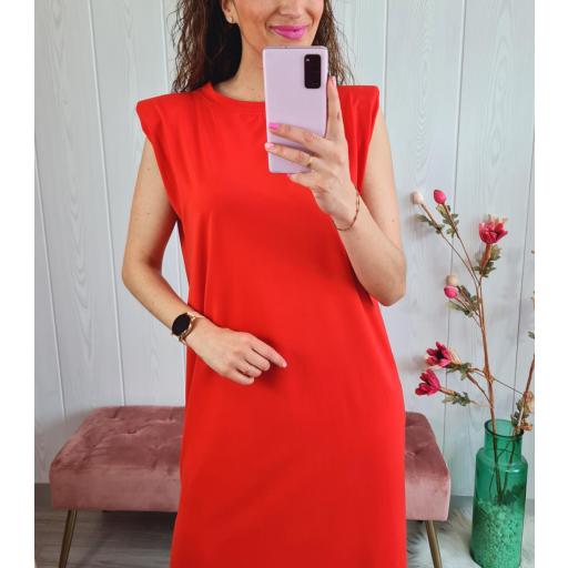 Vestido Hombreras Rojo [2]