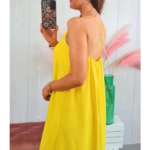 Vestido Liso Amarillo [1]