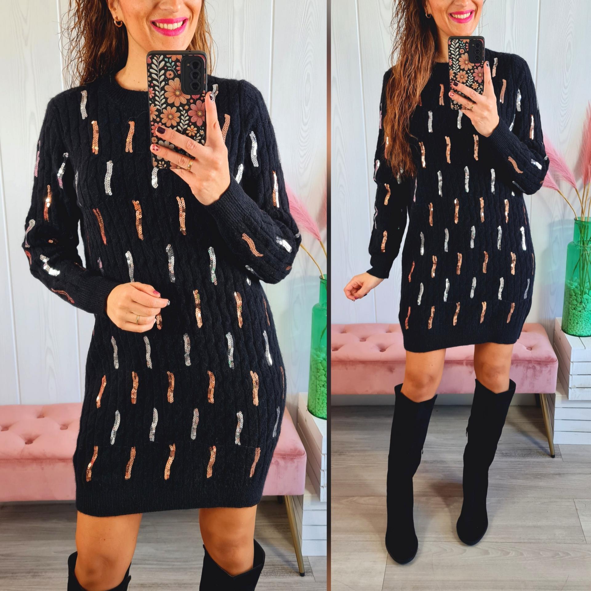 Vestido Negro Lágrimas