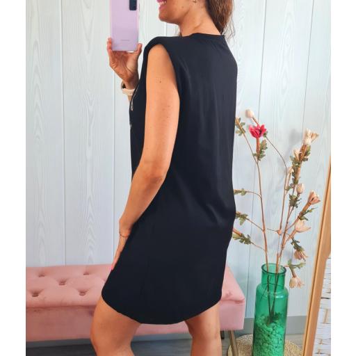 Vestido Negro Print [3]