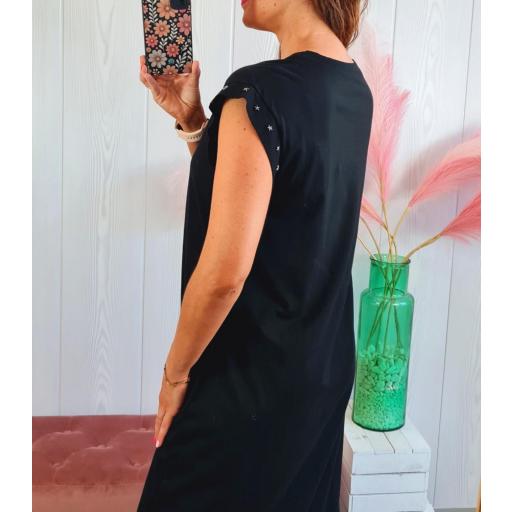 Vestido Negro Tachas [1]