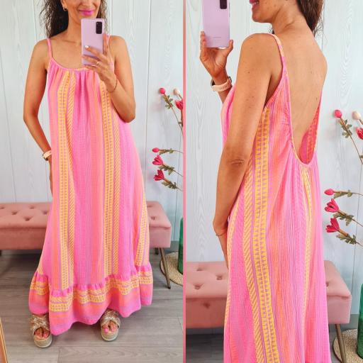 Vestido Nekane Rosa