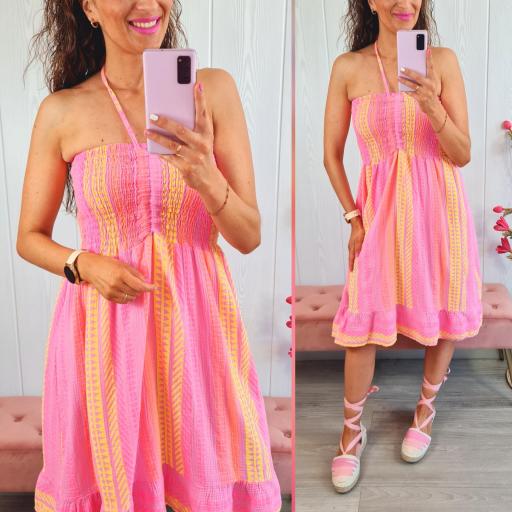 Vestido Nerja Rosa