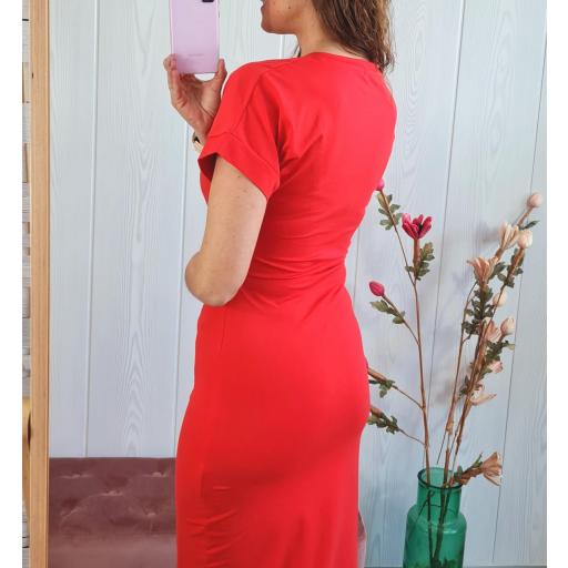 Vestido Nudo Rojo [1]