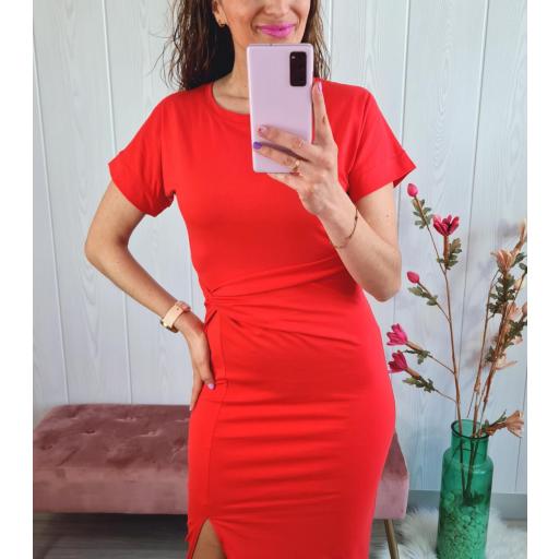 Vestido Nudo Rojo [2]