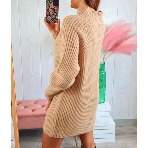 Vestido Punto Camel [1]