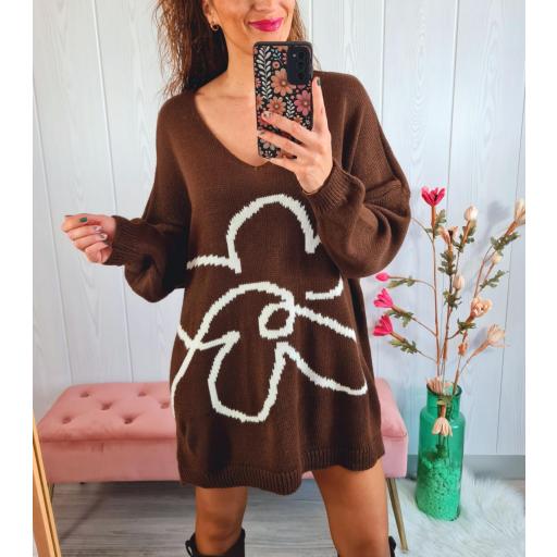 Vestido Punto Chocolate [2]