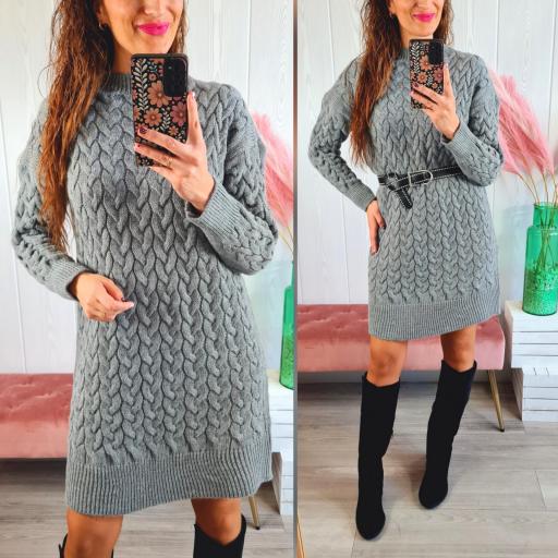 Vestido Punto Gris [0]