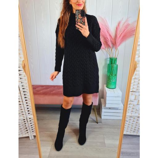 Vestido Punto Negro [3]