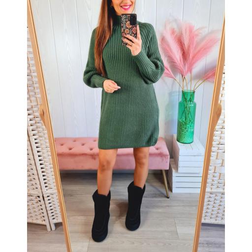 Vestido Punto Verde [3]