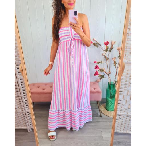 Vestido Rayas Lila [3]