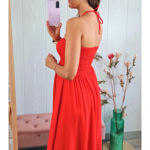 Vestido Rojo Engomado [1]