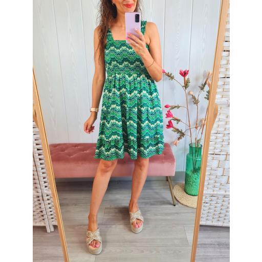 Vestido Sabela Corto Verde [1]