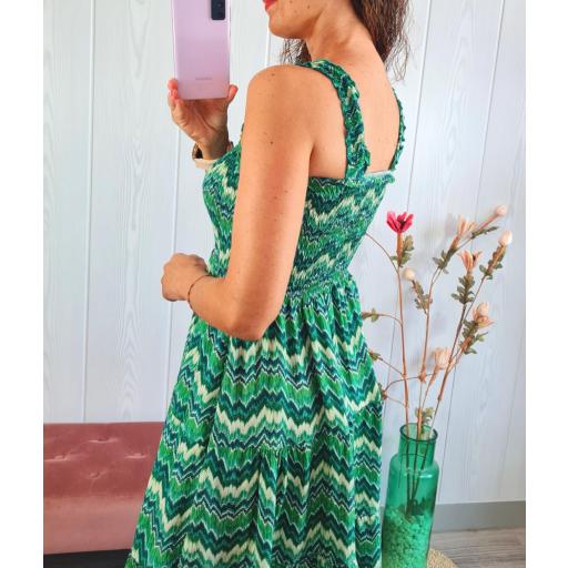 Vestido Sabela Corto Verde [3]