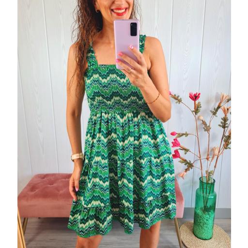 Vestido Sabela Corto Verde [2]