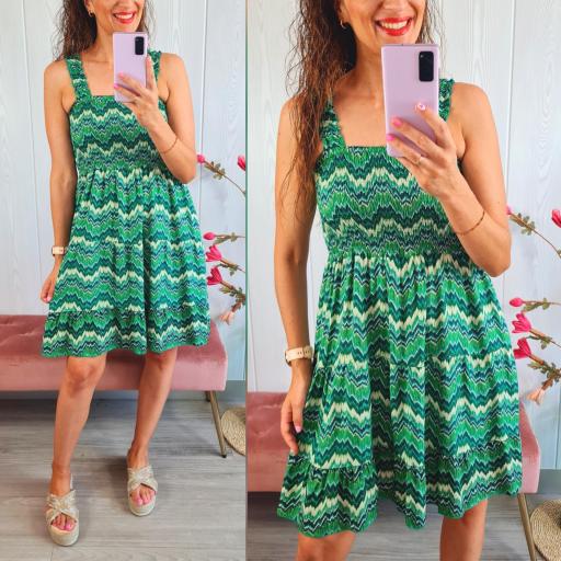 Vestido Sabela Corto Verde [0]
