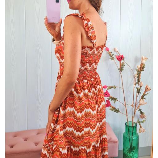 Vestido Sabela Largo Teja [1]