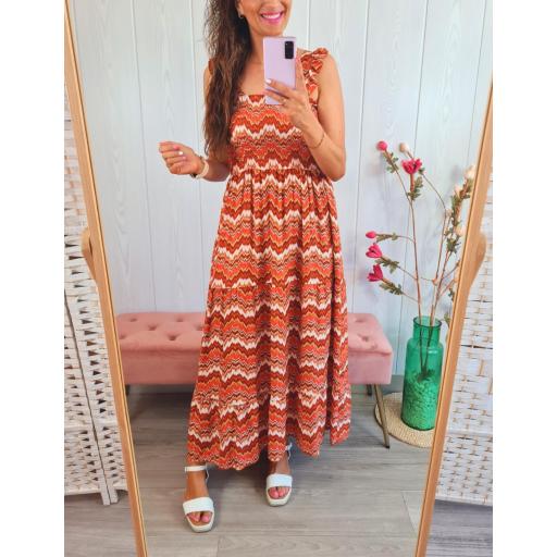 Vestido Sabela Largo Teja [2]
