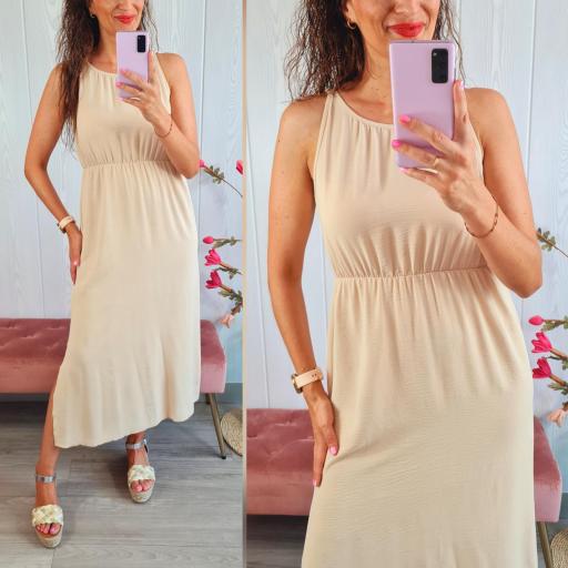 Vestido Tania Beige