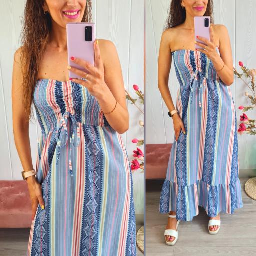 Vestido Valentina Azul