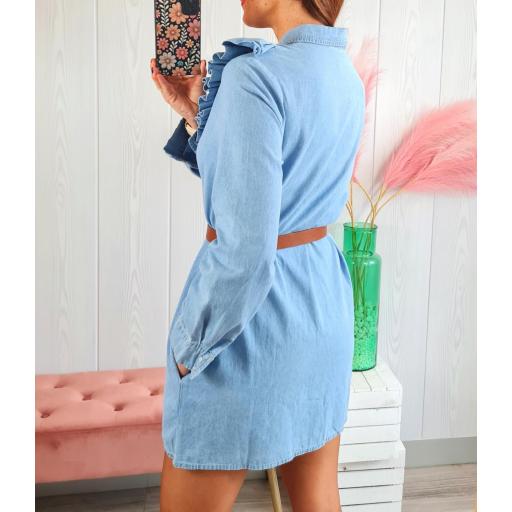 Vestido Vaquero Cinturón [1]