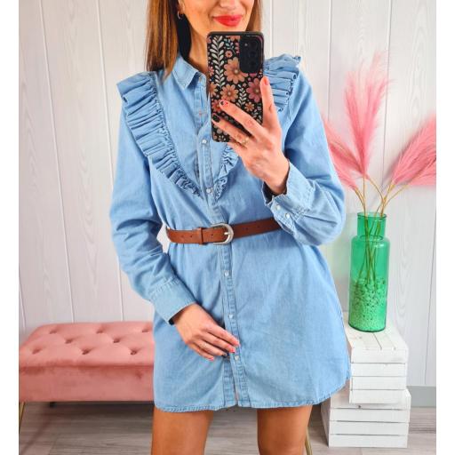 Vestido Vaquero Cinturón [2]