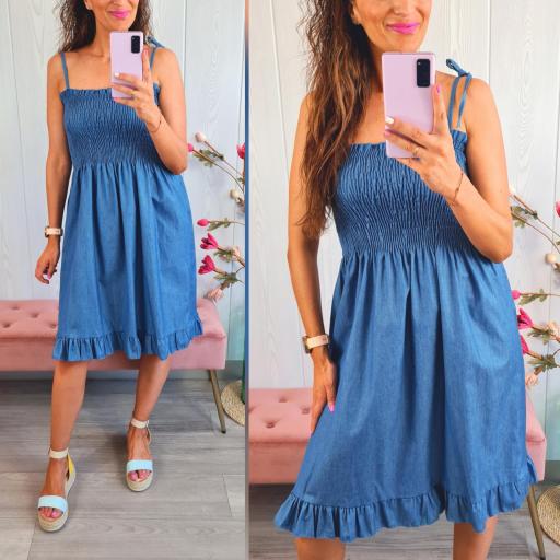 Vestido Vaquero Tirantes