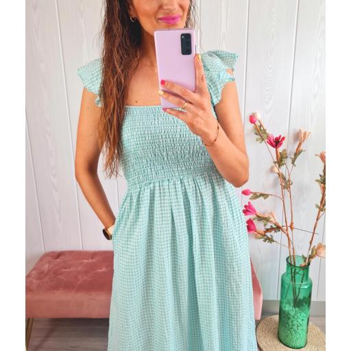 Vestido vichy Aguamarina [2]