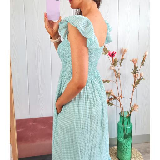 Vestido vichy Aguamarina [1]