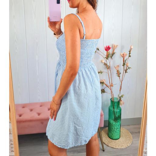 Vestido Vichy Celeste [1]