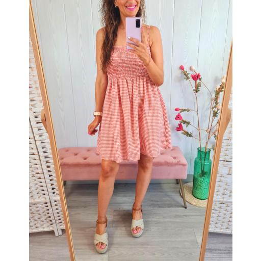 Vestido Vichy Naranja [2]