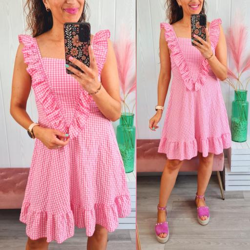 Vestido Vichy Rosa [0]