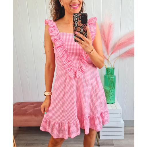 Vestido Vichy Rosa [1]