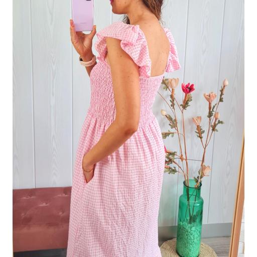 Vestido Vichy Rosa [2]